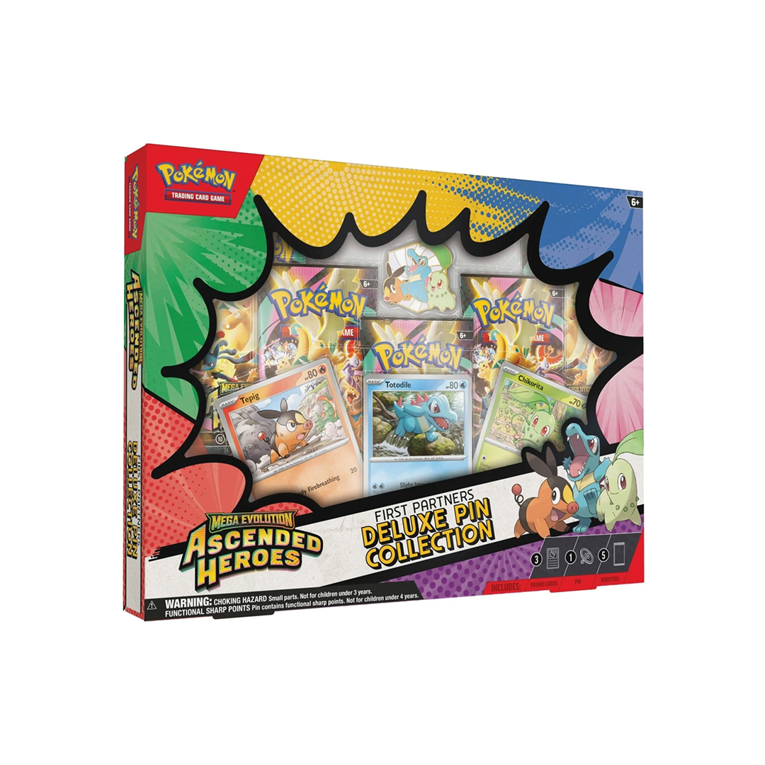 Pokemon TCG: Ascended Heroes First Partners Pin Collection
