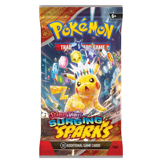 Pokémon TCG: Scarlet & Violet-Surging Sparks Booster Pack (10 Cards)